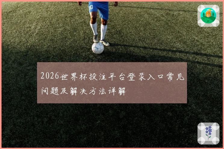 2026世界杯投注平台登录入口常见问题及解决方法详解