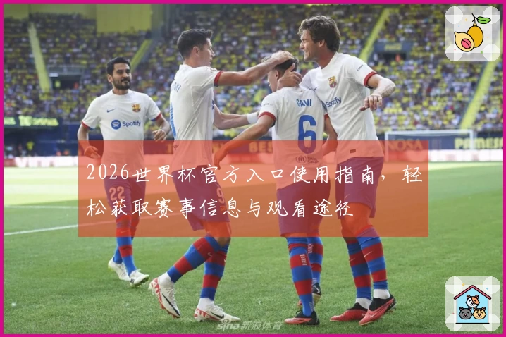 2026世界杯官方入口使用指南，轻松获取赛事信息与观看途径