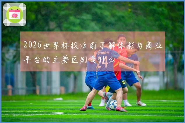 2026世界杯投注前了解体彩与商业平台的主要区别是什么